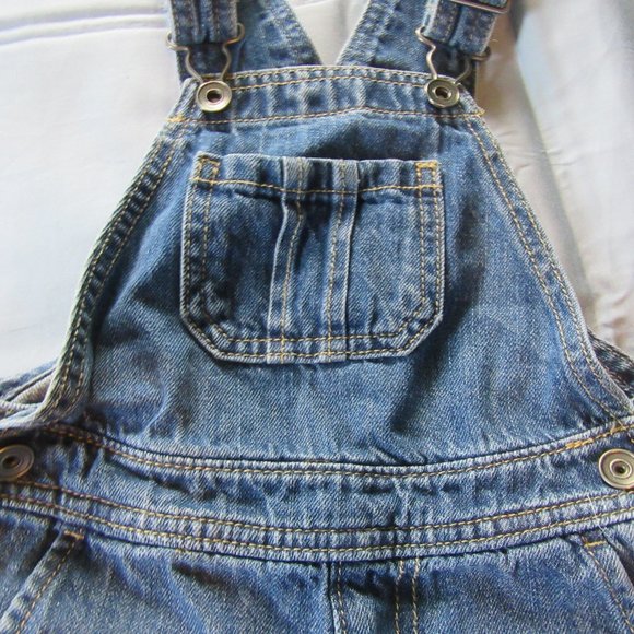 Kids Vtg Overalls Lot Sz 9M / 2T Osh Kosh The Childrens Place - Picture 3 of 6